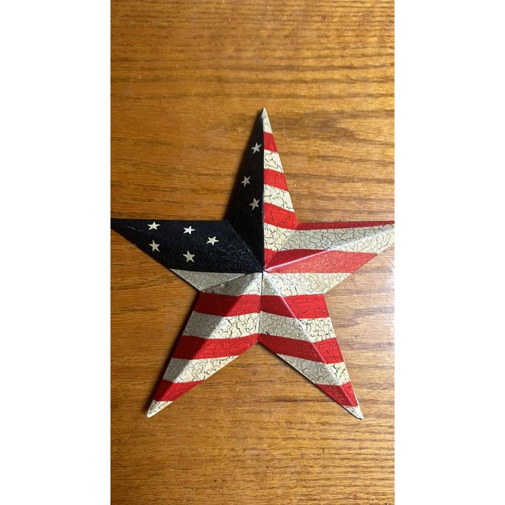 Small American flag Star Hanging
